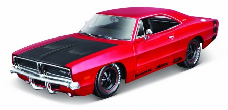 MAISTO DIE CAST 1:25 automodelis 1969 Dodge Charger R/T, asort., 32537 32537