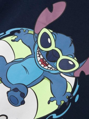 NAME IT STITCH marškinėliai, 13240640-282D3C 122-128 