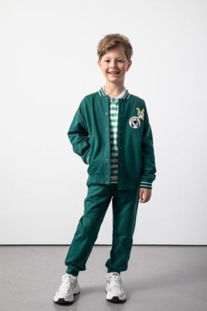 COCCODRILLO kelnės ACADEMY BOY KIDS, žalios, cm 
