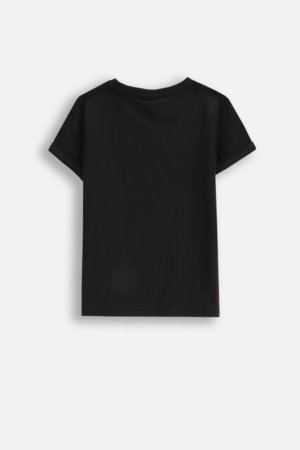 COCCODRILLO marškinėliai trumpomis rankovėmis, juodi, cm 