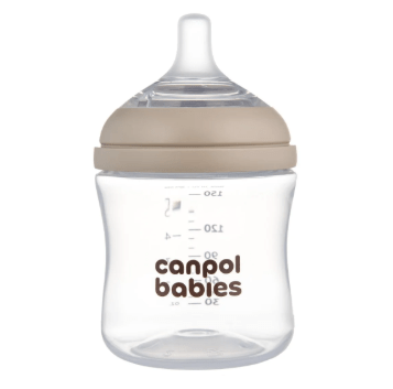 CANPOL BABIES maitinimo buteliukas su žinduku NATURAL SHAPE, 150 ml, 35/400 
