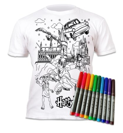 SPLAT PLANET marškinėliai su išplaunamais flomasteriais, Harry Potter, 9-11m., SP46055 
