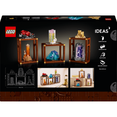 21362 LEGO® Ideas Mineralų kolekcija 