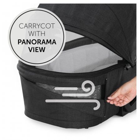 HAUCK universalus vežimėlis VISION X SET 2in1, Melange Black, 165232 165232