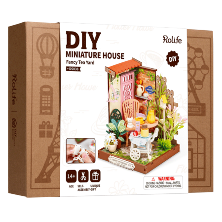 ROLIFE medinis konstruktorius Prabangus Arbatos Kiemelis, DS038 