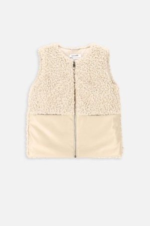 COCCODRILLO liemenė OUTERWEAR GIRL KIDS, smėlio, ZC3178401OGK-002-164, 164 cm 
