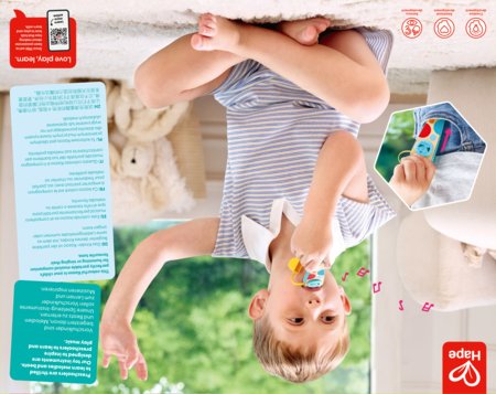 HAPE vaikiškas muzikinis žaislas kazu, E0643K 