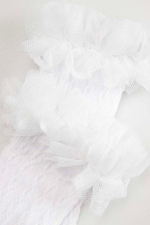 COCCODRILLO kojinės SOCKS GIRL, balti, cm 