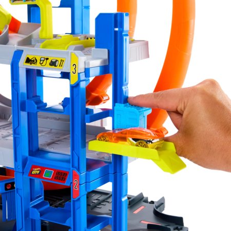 HOT WHEELS rinkinys – Mega garažas su kilpomis, JBM74 