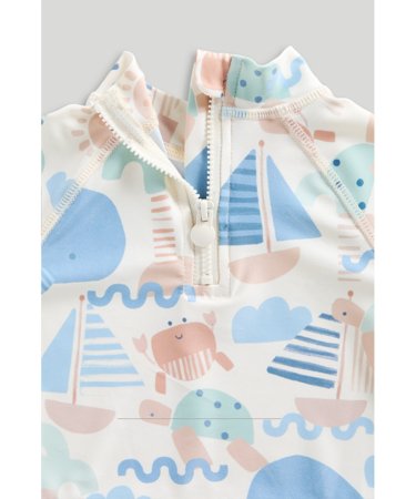 MOTHERCARE maudymosi kostiumėlis ir kepurė, LK445 92 