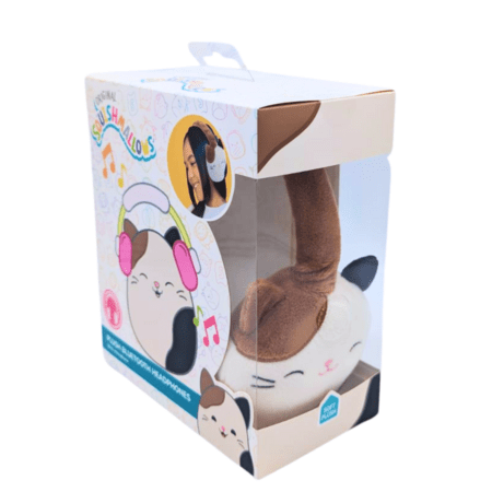 SQUISHMALLOWS pliušinės Bluetooth ausinės Cam, HMSQMBT-CAM 