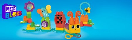 MEGA BLOKS rinkinys Šliaužianti kirmėlytė, HKN44 HKN44