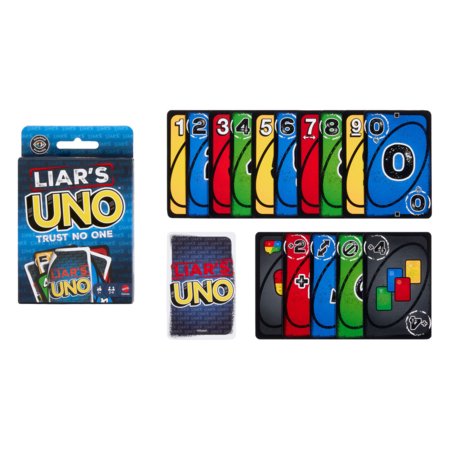 MATTEL GAMES UNO kortos Liar’s, JLH43 