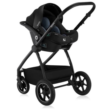 LIONELO universalus vežimėlis MERIL 3in1, Black onyx 