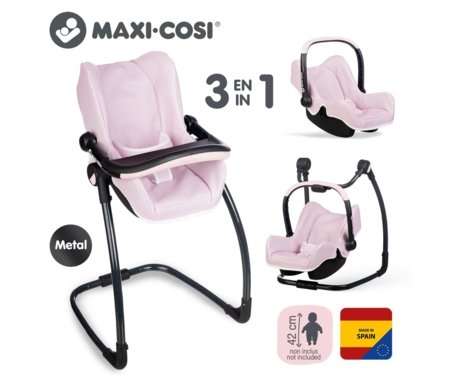 SMOBY kėdutė lėlėms 3in1, rožinė, 7600240242 