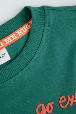 COCCODRILLO marškinėliai, žali, ZC5143101YBK-011-110, 110 cm 