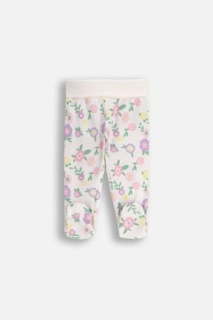 COCCODRILLO tamprės HAPPY PUPPY GIRL NEWBORN, kreminės, cm 