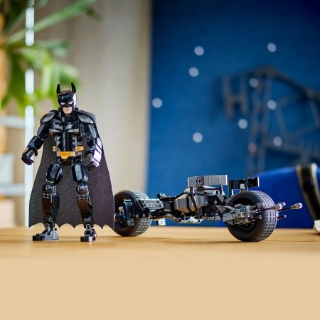 76273 LEGO® DC Batman™ Betmeno konstruojama figūrėlė ir motociklas 