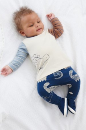 NEXT marškinėliai ilgom rankovėm, 3 vnt., 485402 48540218