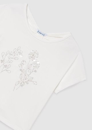 MAYORAL marškinėliai trumpomis rankovėmis, natural, 6.002-91, 157  cm 