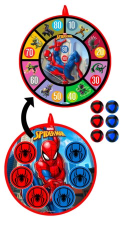 STAMP Spider Man smiginio žaidimas su kamuoliukais, 36 cm, SM250436 