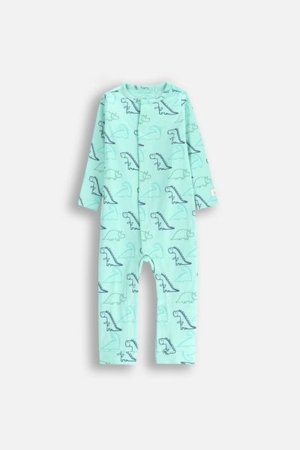 COCCODRILLO šliaužtinukas ilgomis rankovėmis PAJAMAS, žalias, WC5404203PJS-031-098, 98 cm 