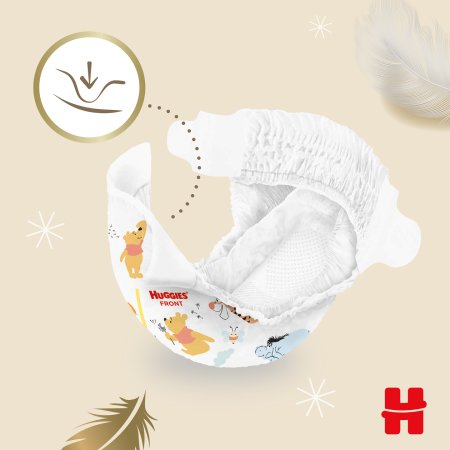 HUGGIES sauskelnės, Extra Care, 0 dydis, 3.5kg, 25 vnt., 2590101 