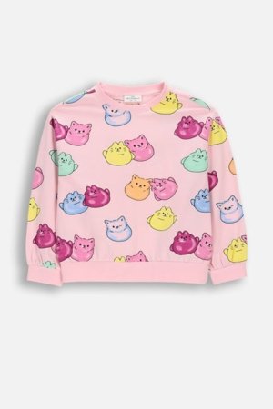 COCCODRILLO marškinėliai ilgomis rankovėmis, rožiniai, WC6143102SGK-007-098, 98 cm 