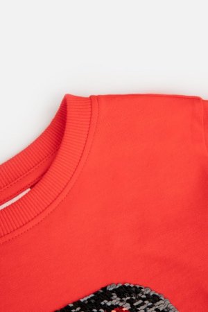 COCCODRILLO long sleeved t-shirt GAMER BOY KIDS, red, WC4143101GBK-009-122, 122 cm 