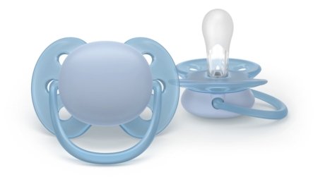 PHILIPS AVENT čiulptukai ULTRA SOFT, 0-6 mėn., 2 vnt., SCF091/37 