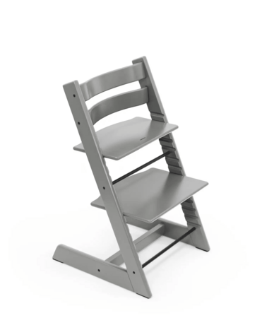 STOKKE maitinimo kėdutė su buomeliu ir paminkštinimu TRIPP TRAPP, storm grey, nordic grey, 685200 