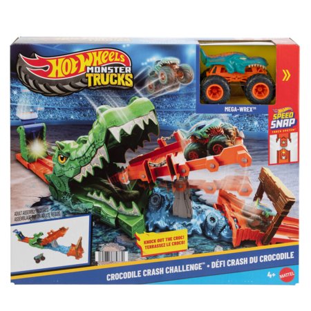 HOT WHEELS Monster Trucks rinkinys – Krokodilo iššūkis, JJN45 