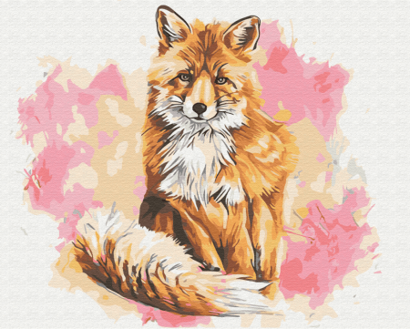 BRUSHME spalvinimo pagal skaičius rinkinys Fox beauty, BS31009 BS31009