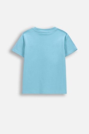 COCCODRILLO marškinėliai trumpomis rankovėmis, mėlyni, WC6143204LBD-014-098, 98 