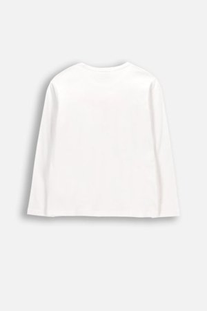 COCCODRILLO marškinėliai ilgomis rankovėmis, balti, cm 