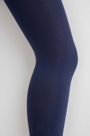 COCCODRILLO pėdkelnės TIGHT MICROFIBRE PLAIN, mėlynos, cm 