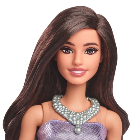 BARBIE madistė pūsta violetine suknele, HYT92 