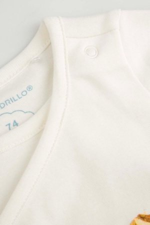 COCCODRILLO susegamas smėlinukas ilgomis rankovėmis, smėlio spalvos, WC6112602MBN-003-074, 74 dydis 