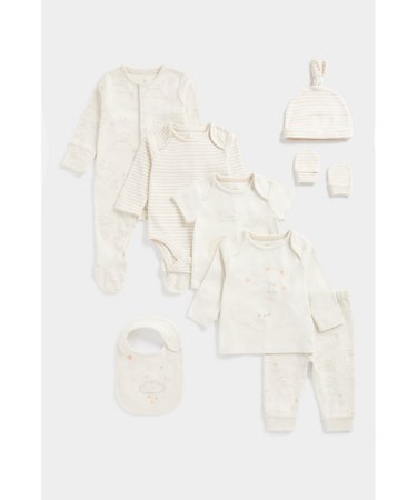 MOTHERCARE 8-nių dalių komplektas kūdikiui, EB662 623864