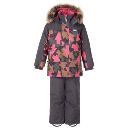 LENNE žieminis lauko komplektas (kelnės ir striukė) SHAY, rožinis, 24340-2585, 134 cm 