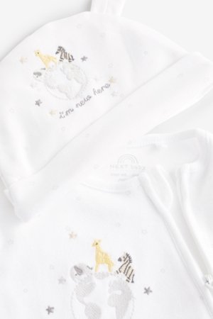 NEXT šliaužtinukas ilgomis rankovėmis ir kepurė, D91011 