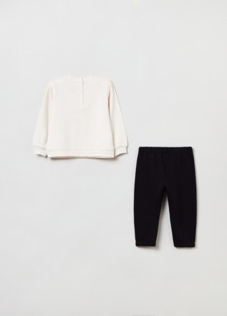 OVS GIRL9-36M JOGGING L/S 2H 9-12 WHITE 001910849 