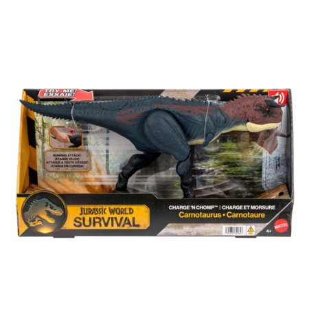 JURASSIC WORLD 1:32 interaktyvus dinozauras Carnotaurus, JKG85 