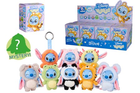 DISNEY YUYUS pliušinis žaislas Stitch, 12 cm, asort., 6315870778 