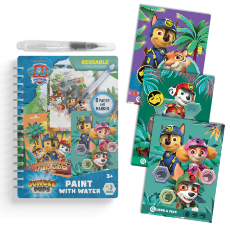 DODO vandens spalvinimo knyga Šunyčiai patruliai - džiunglės, 200630 