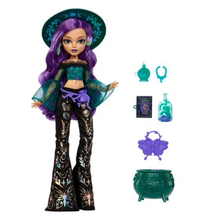 MONSTER HIGH MOONSPELL MAGIC lėlė Willow – gamtos kerėtoja, JMB92 