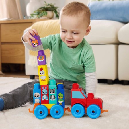 MEGA BLOKS konstruktorius traktorius su gyvūnėliais, JKG33 