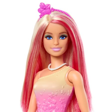 BARBIE Dreamtopia princesė rausva suknele, HRR08 