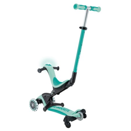 GLOBBER paspirtukas Go Up Deluxe Lights 360°, mėtinis-pistacinis, 699-306 