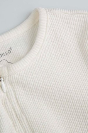 COCCODRILLO šliaužtinukas ilgomis rankovėmis, kreminis, 